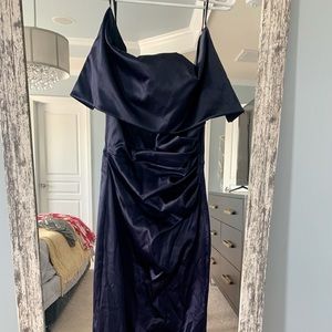 Vince Camuto Off the Shoulder Taffeta Gown